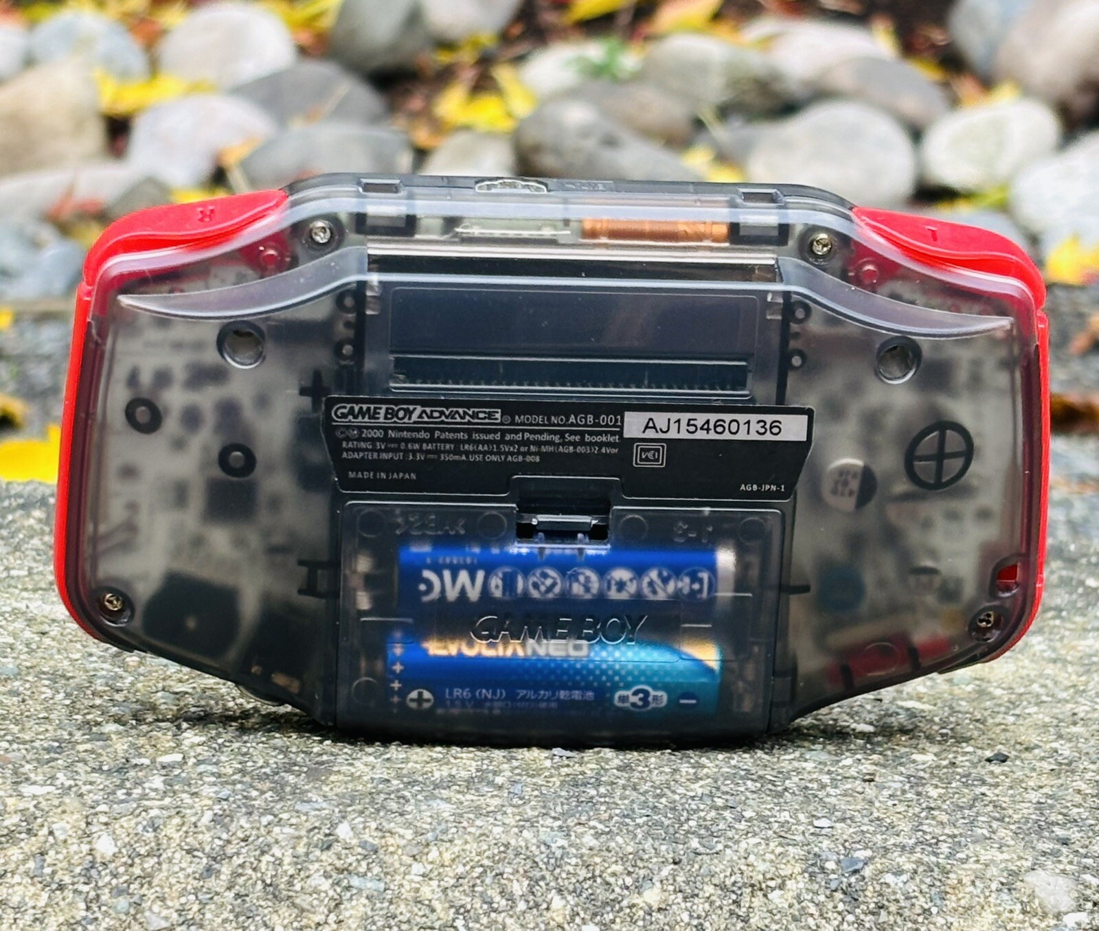 Custom Handheld Clear Black Gaming Gear Gameboy Advance Console IPSV2,USB-C Mod