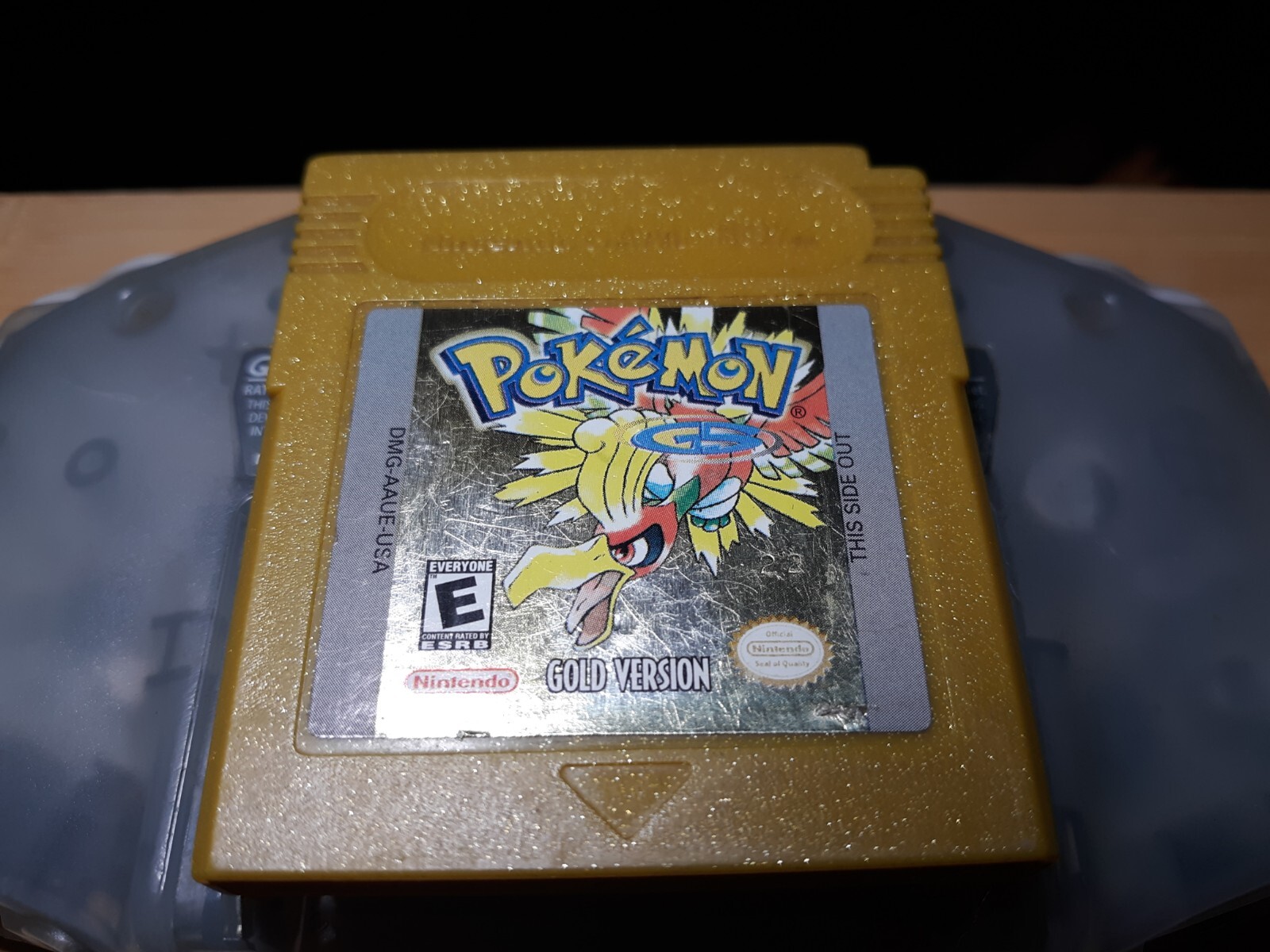 Nintendo Game Boy Advance AGB-001 Console System – Clear Yellow & Pokemon Gold