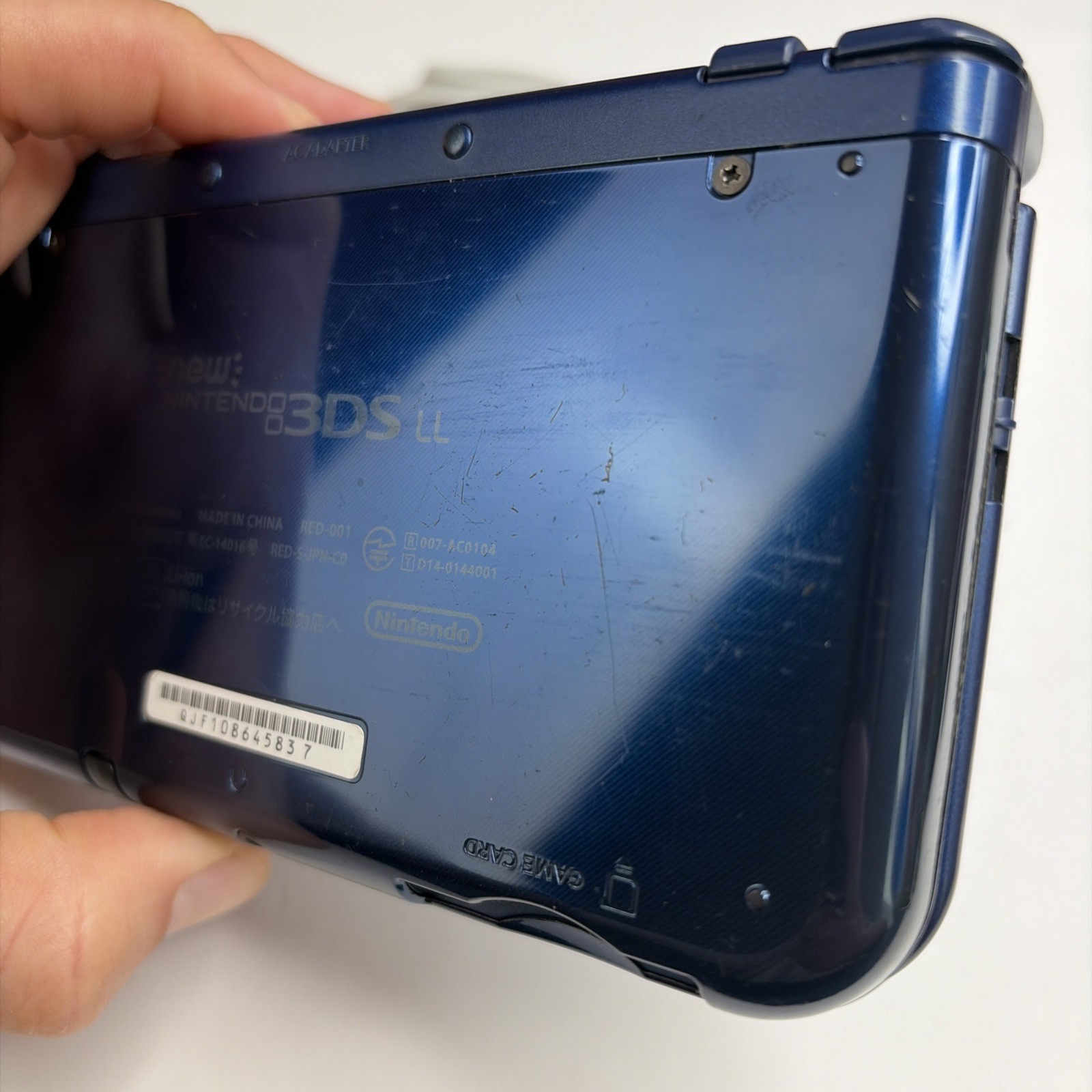 New Nintendo 3DS XL LL Blue Console – Tested! W Charger Stylus