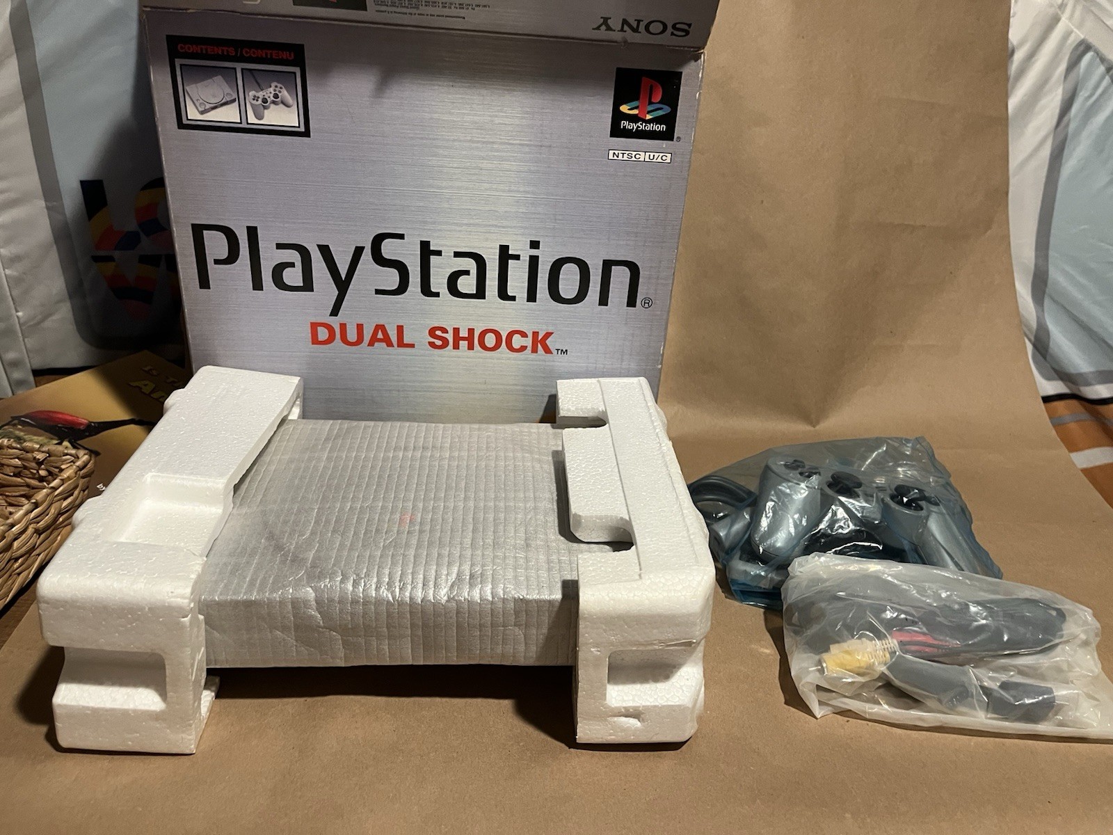 Sony PlayStation 1 PS1 Dual Shock PS1 SCPH-7501 Console – Near-Mint Complete CIB