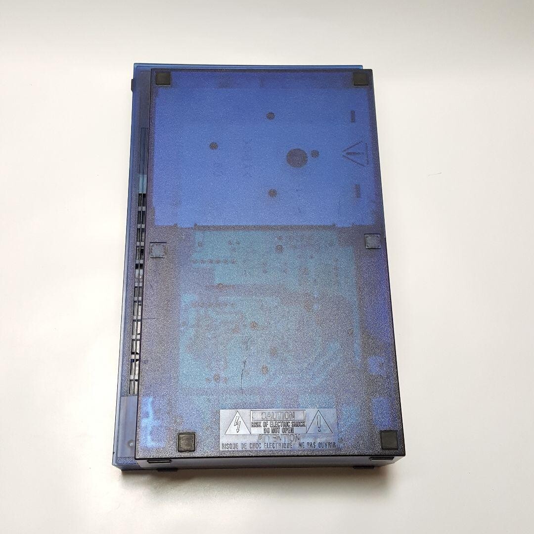 Sony PS2 SCPH-37000 PlayStation 2 Ocean Blue Body Confirmed Operation Excellent