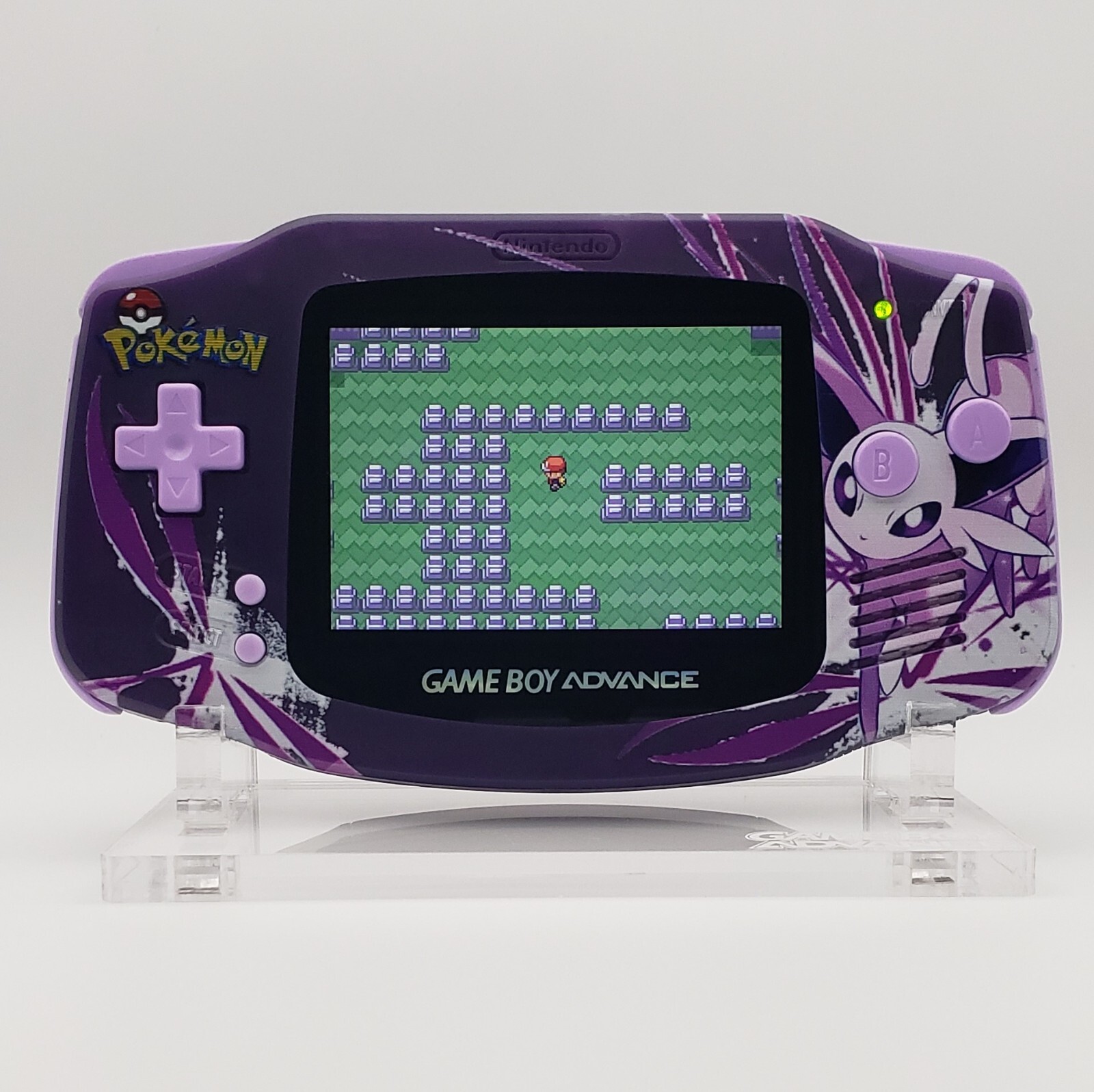 Espeon Game Boy Advance Funnyplaying Backlit IPS Screen Pokemon Theme