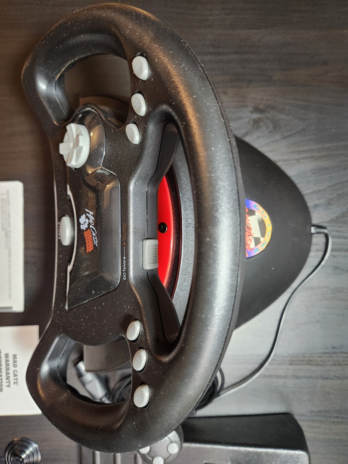 Open Used – Nintendo 64 – Mad Catz – Analog Steering Wheel w/ Force Pack – 1997