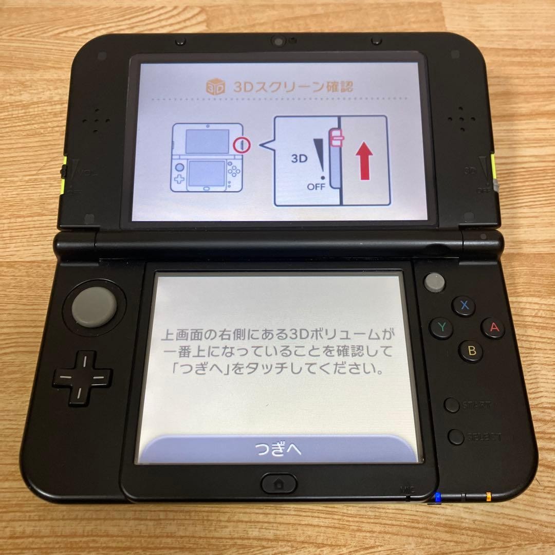 Nintendo New 3DS LL XL Lime Green Black Console Japanese Version Region Locked J