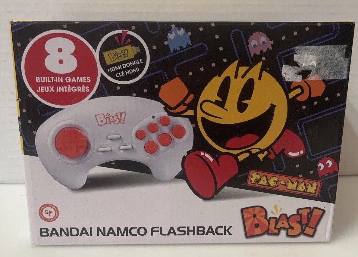 Bandai Namco Flashback Blast! PAC-Man 8 Built In Games 2018