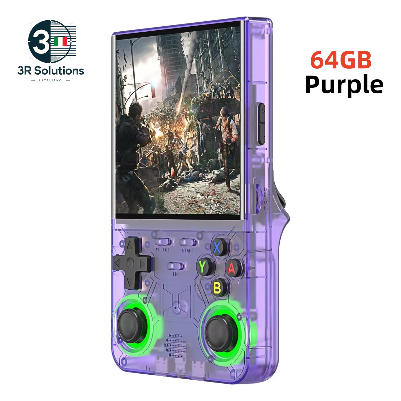 Retro R36 Ultra IPS Screen 4.0 Inch Gio Portable Video Game Console