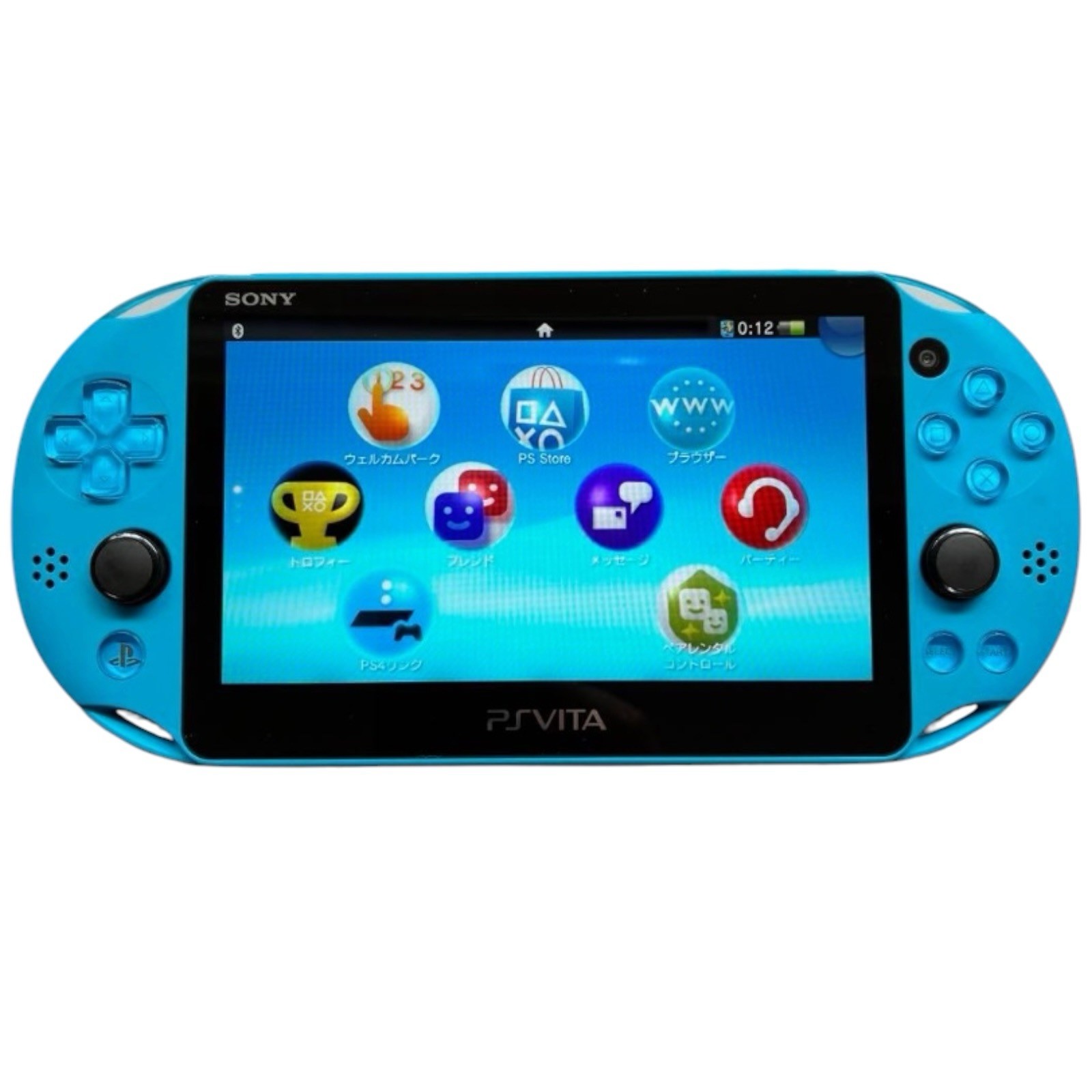 PS Vita PCH-2000 -aqua blue Excellent Condition From Japan