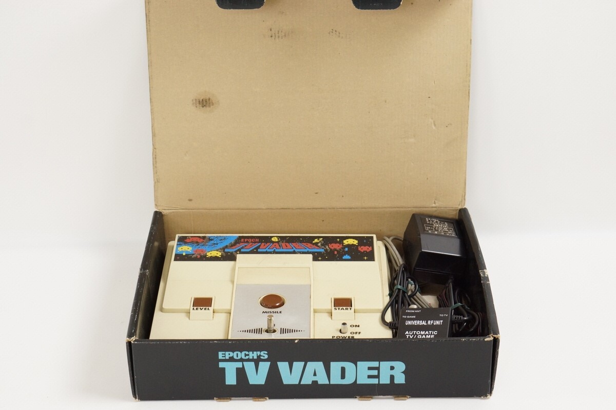 TV VADER Console System Boxed EPOCH Work for CRT TV Only Tested JAPAN Ref 1013