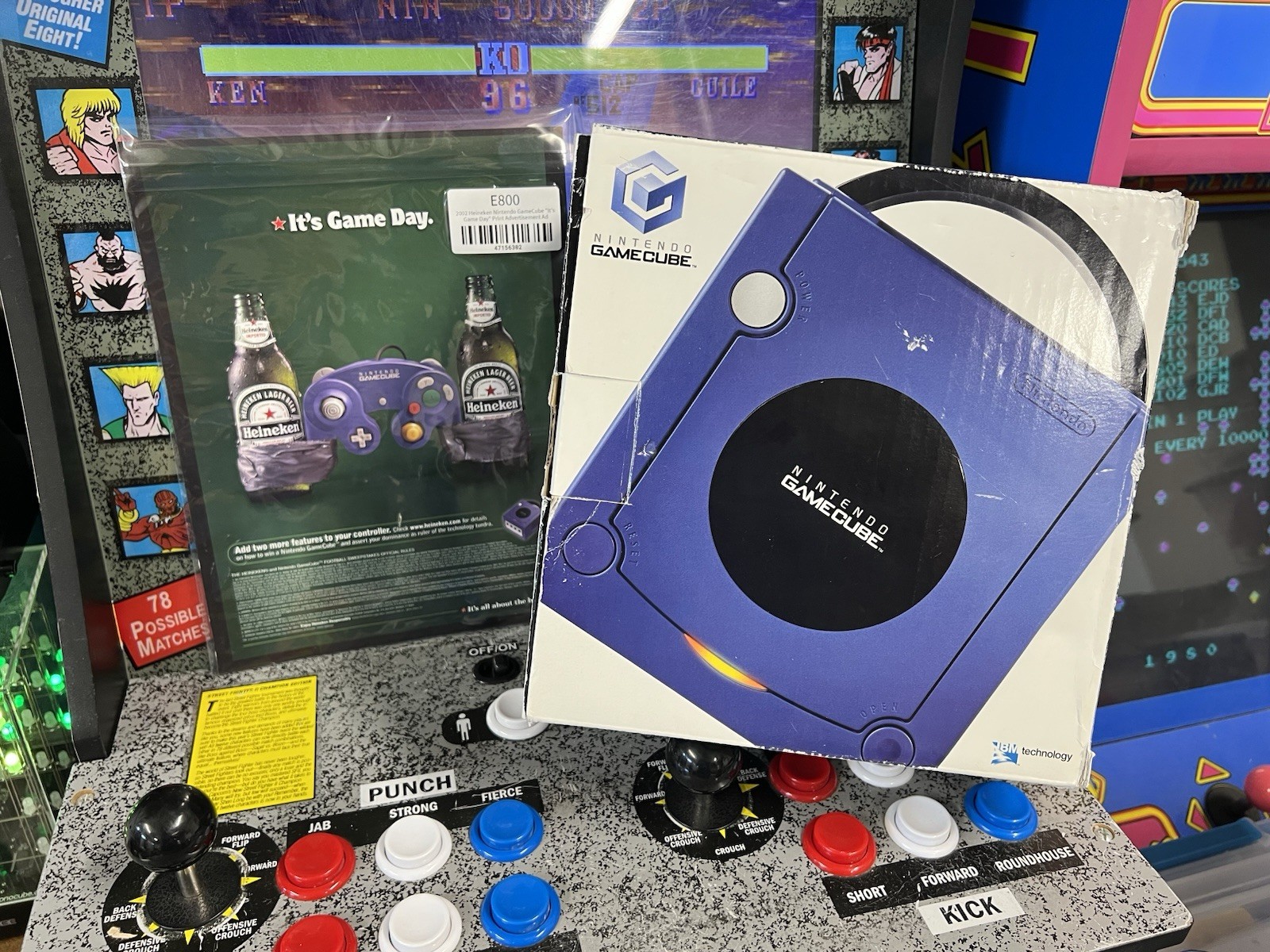2002 Nintendo Heineken Gamecube Indigo Purple LE Console w/Box – Only 50 Exist!