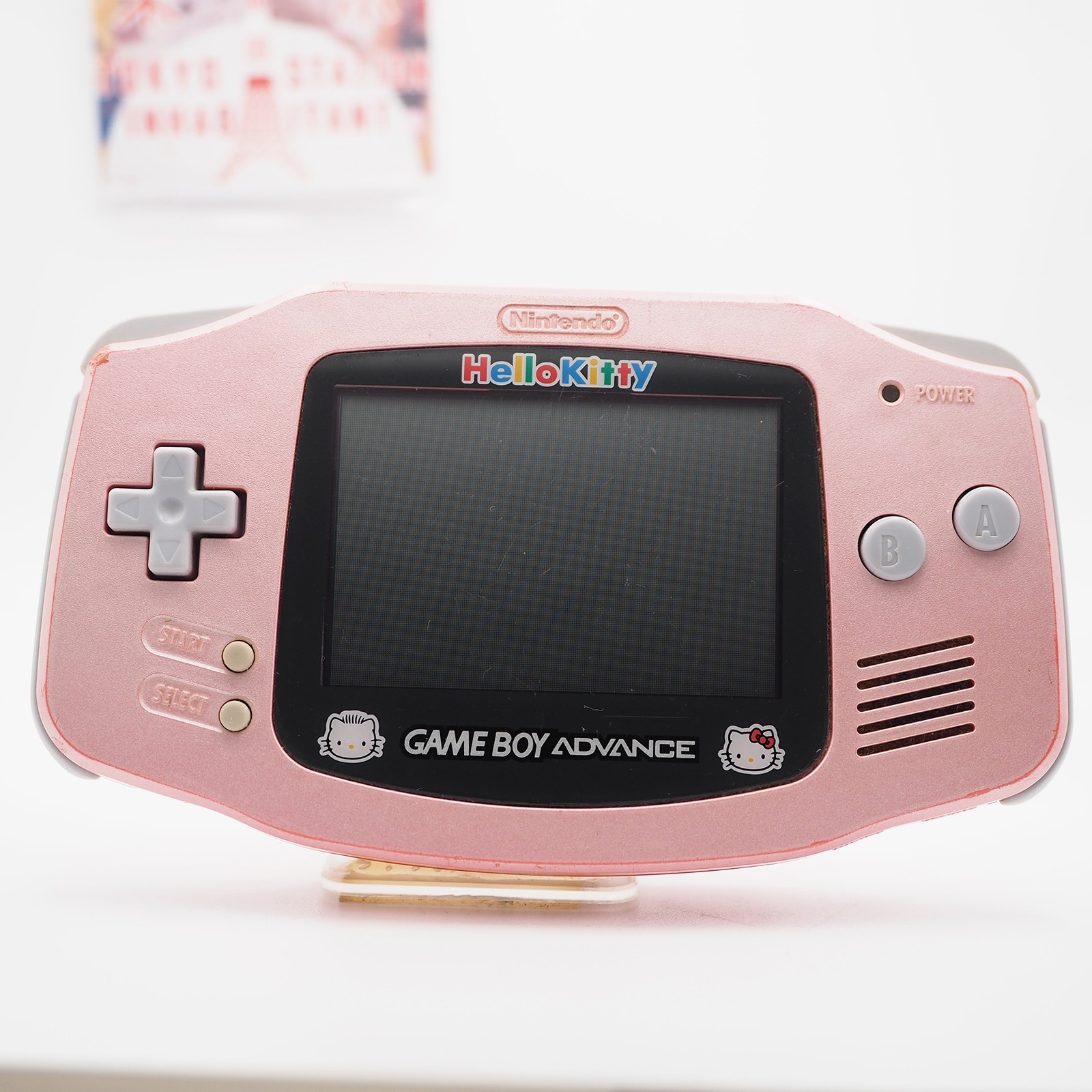 Nintendo Game Boy Advance Hello Kitty Pink Limited Edition GBA WORKING #5[G-VG]