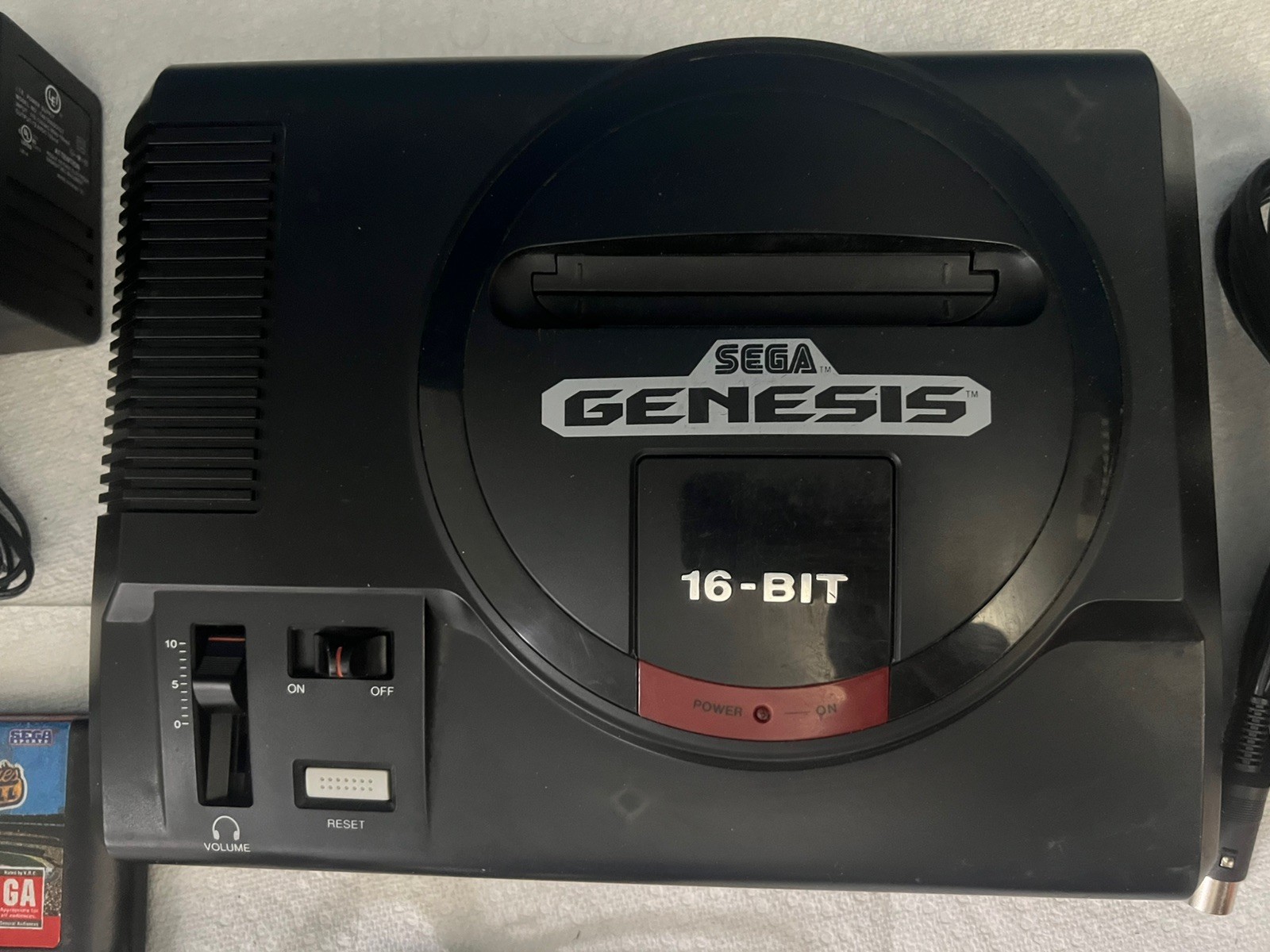 Sega Genesis Model 1 Console Bundle – 6 Games – 2 Controllers – Long AV cable
