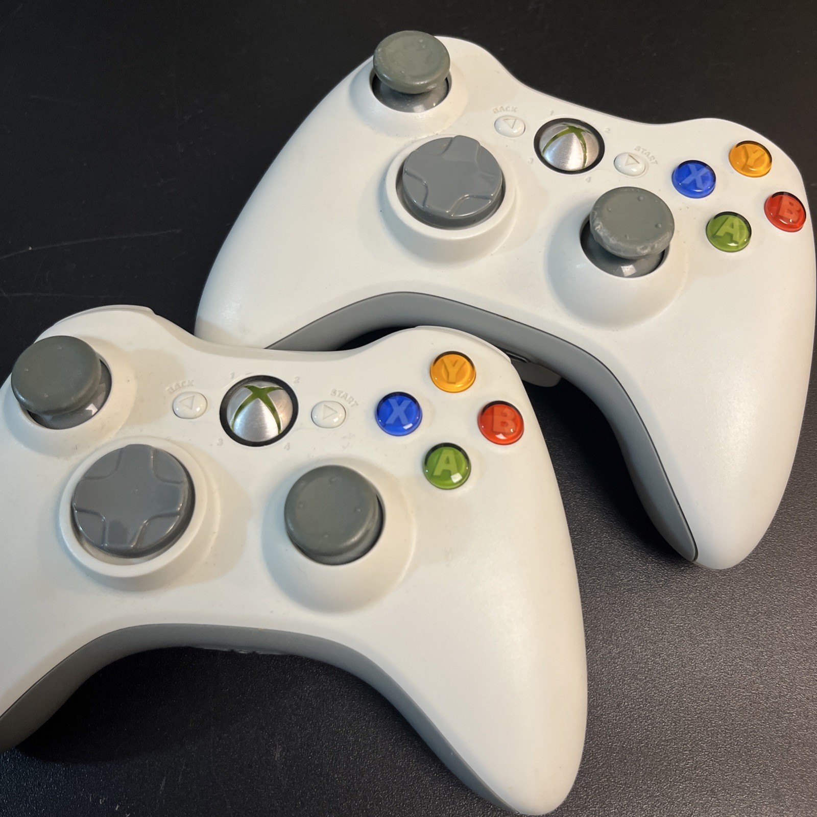 Xbox 360 White Console Controller & 12 Game Bundle Cords 20GB HDD