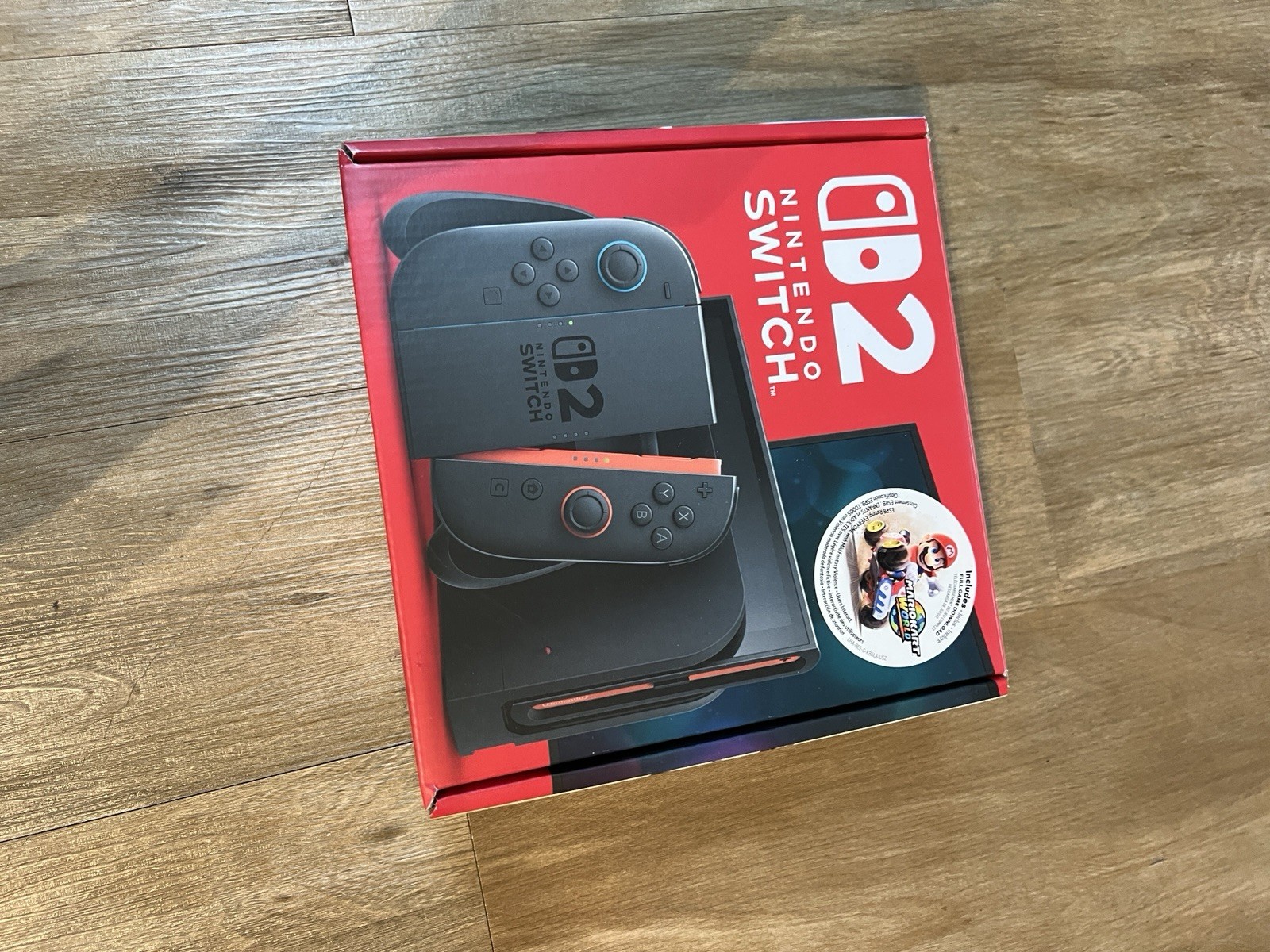 Nintendo Switch 2 Box Only Mario Kart Print