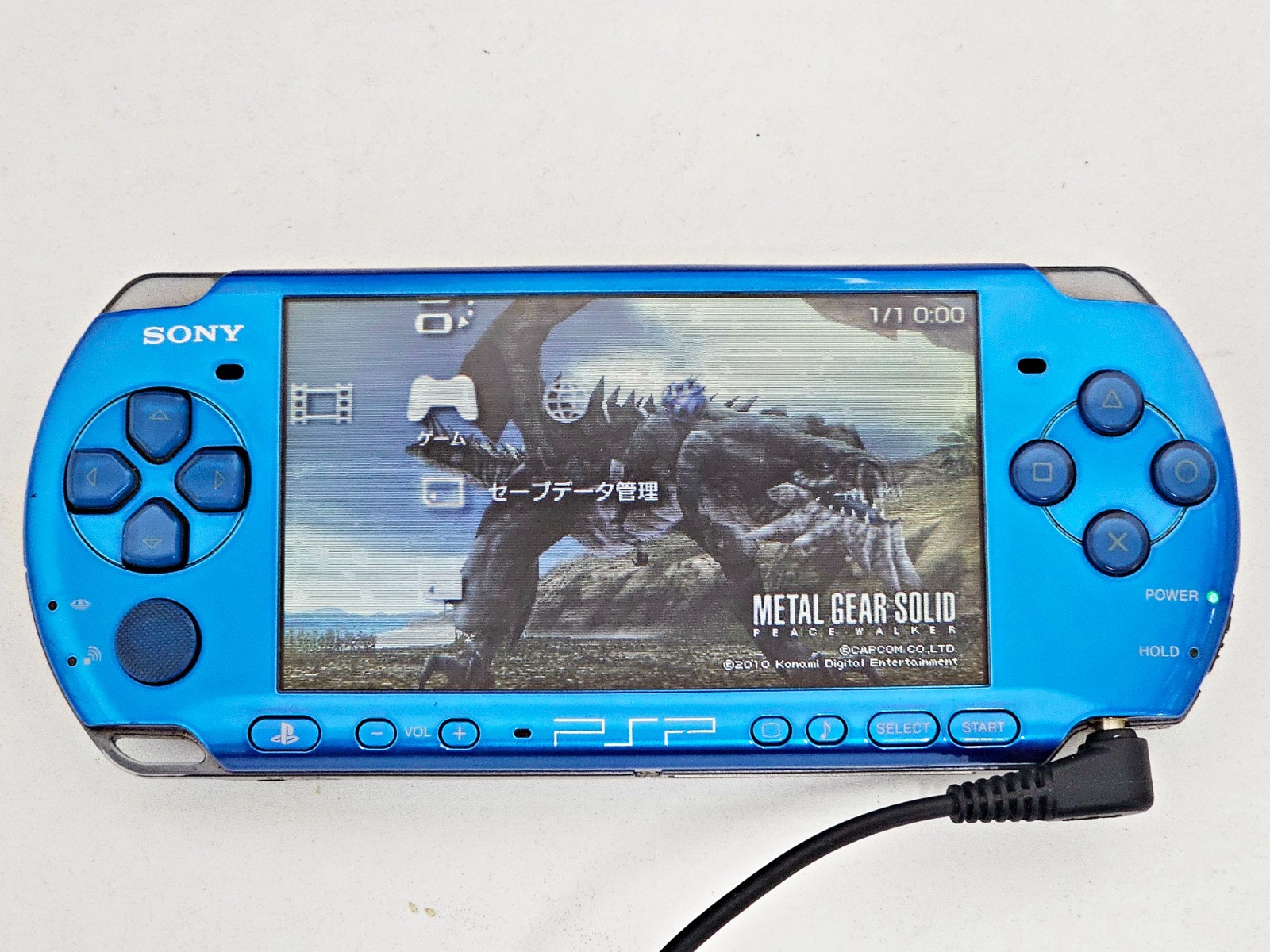 Sony PSP-3000 Console Blue JUNK NO BATTERY