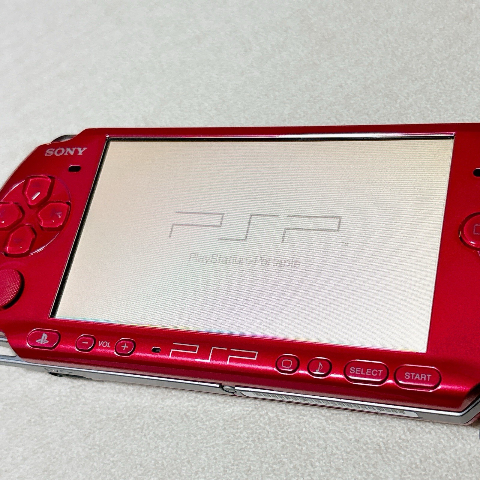 Sony PSP 3000 Radiant Red PSP-3000 RR Boxed Tested Working 4GB Memory Card