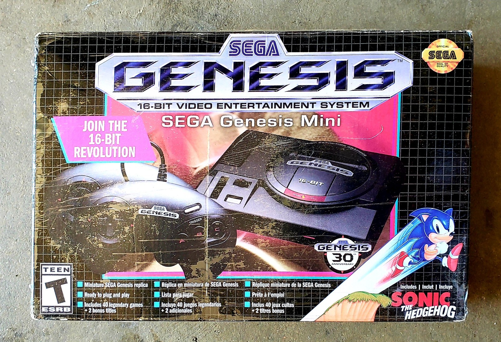 SEGA Genesis Mini Home Game Console – Black
