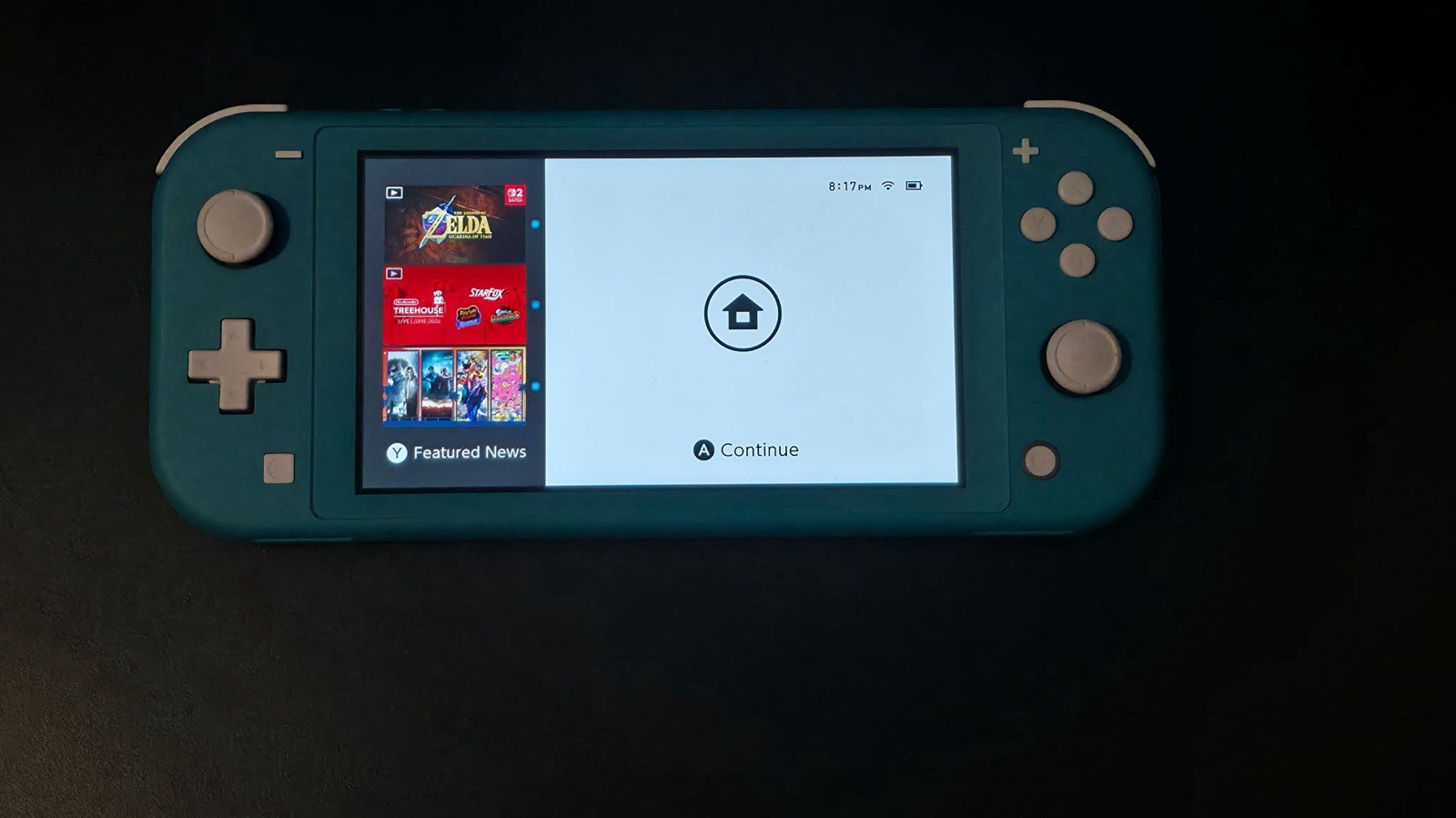 Nintendo Switch Lite Blue Handheld System 32GB 720p Wi-Fi HDH-001