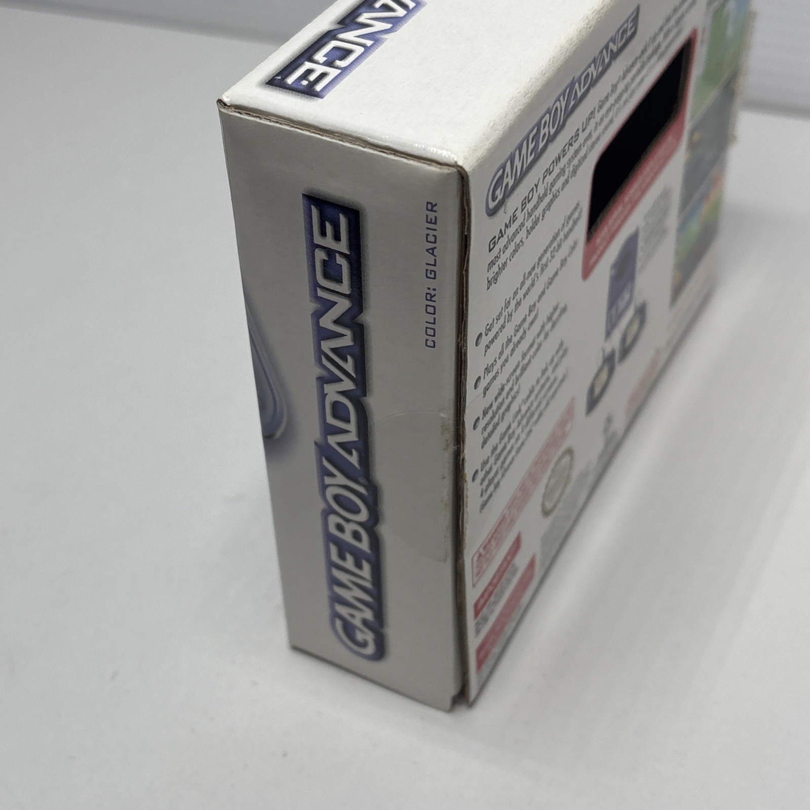 Nintendo GameBoy Advance Glacier Console w/ Box + Pokémon Sapphire JP Tested GBA