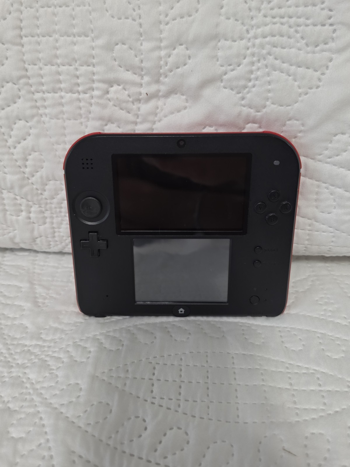 Nintendo 2DS Tested/Working Launch Edition Crimson Red System W/ Sd No Charger