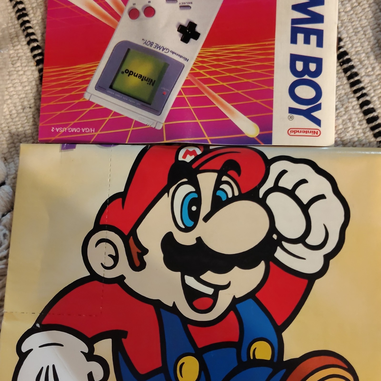 Nintendo Game Boy DMG-01 Gray Handheld System Stereo Sound Game Link