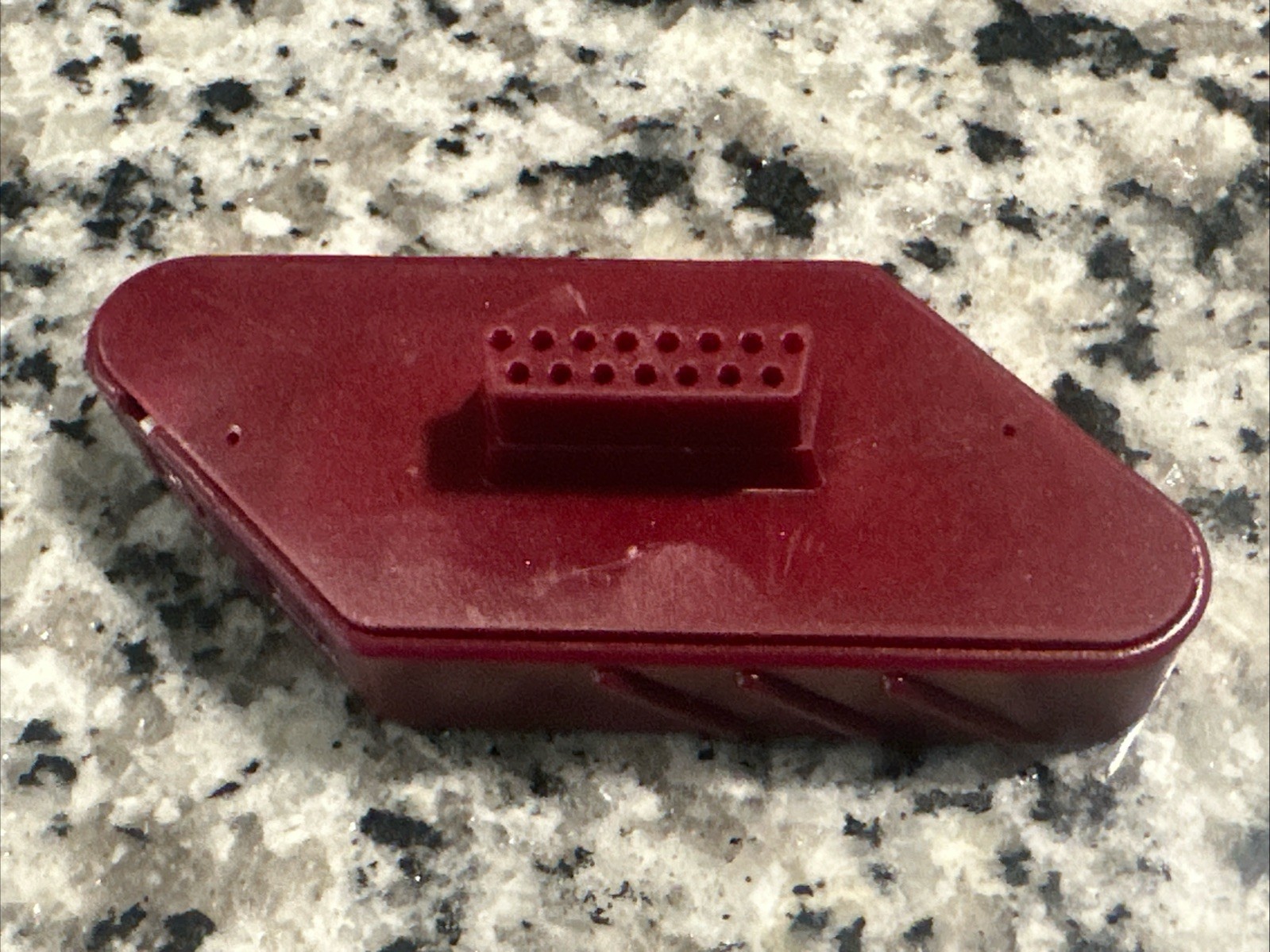 SNES NES controller to Famicom expansion port adapter Burgandy Color