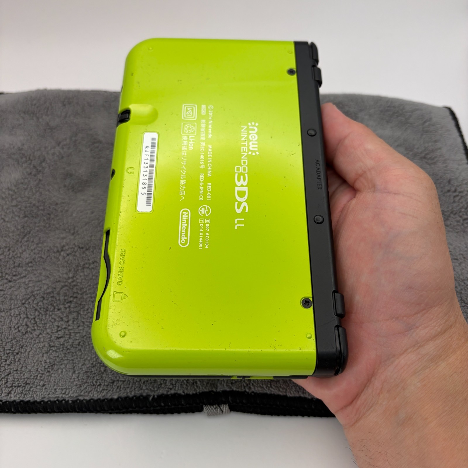 【Excellent5】NEW Nintendo 3DS LL XL Lime black Monster Hunter Game Console