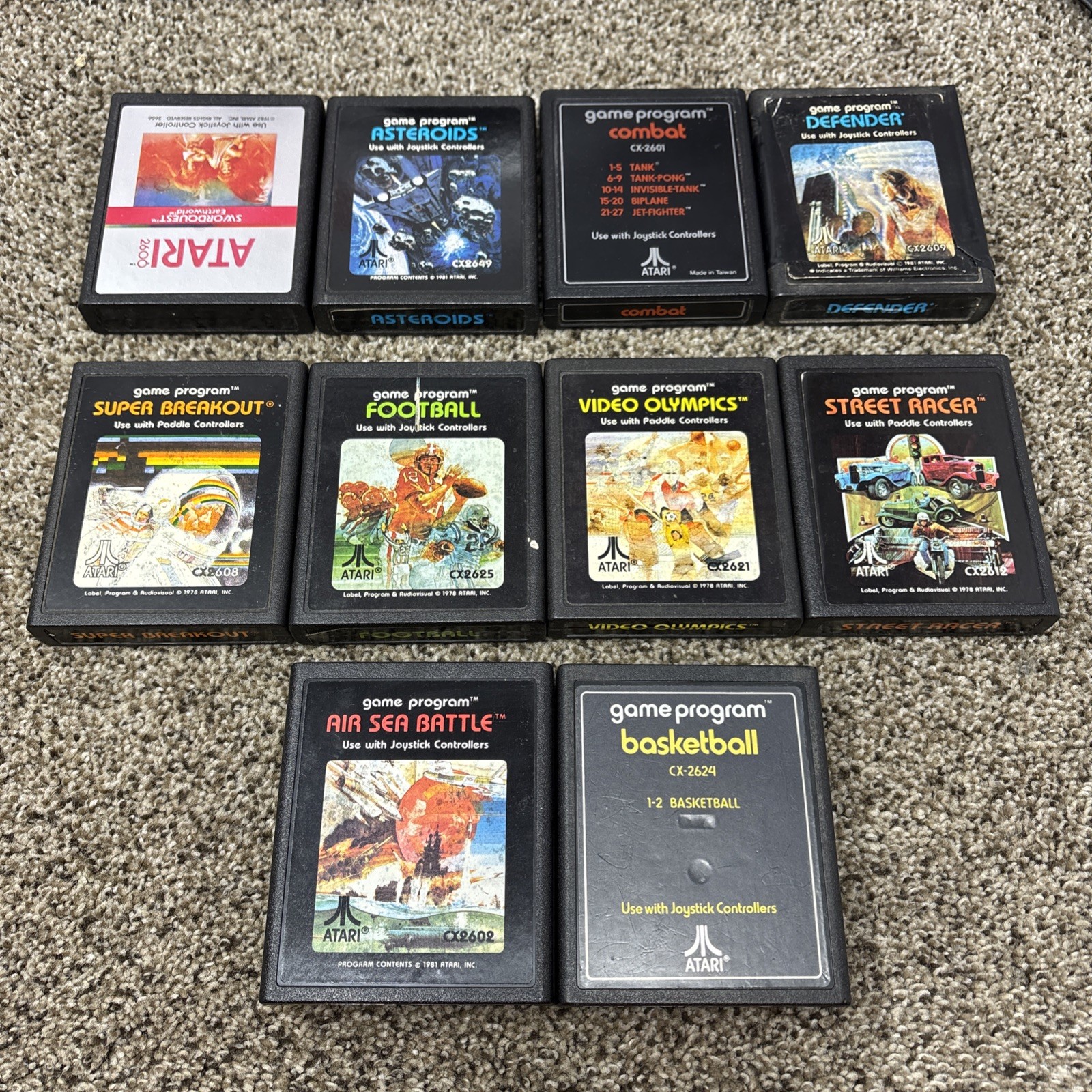 Atari 2600+ Plus Console BUNDLE Joystick Cables 50 games Joysticks HDMI Tested