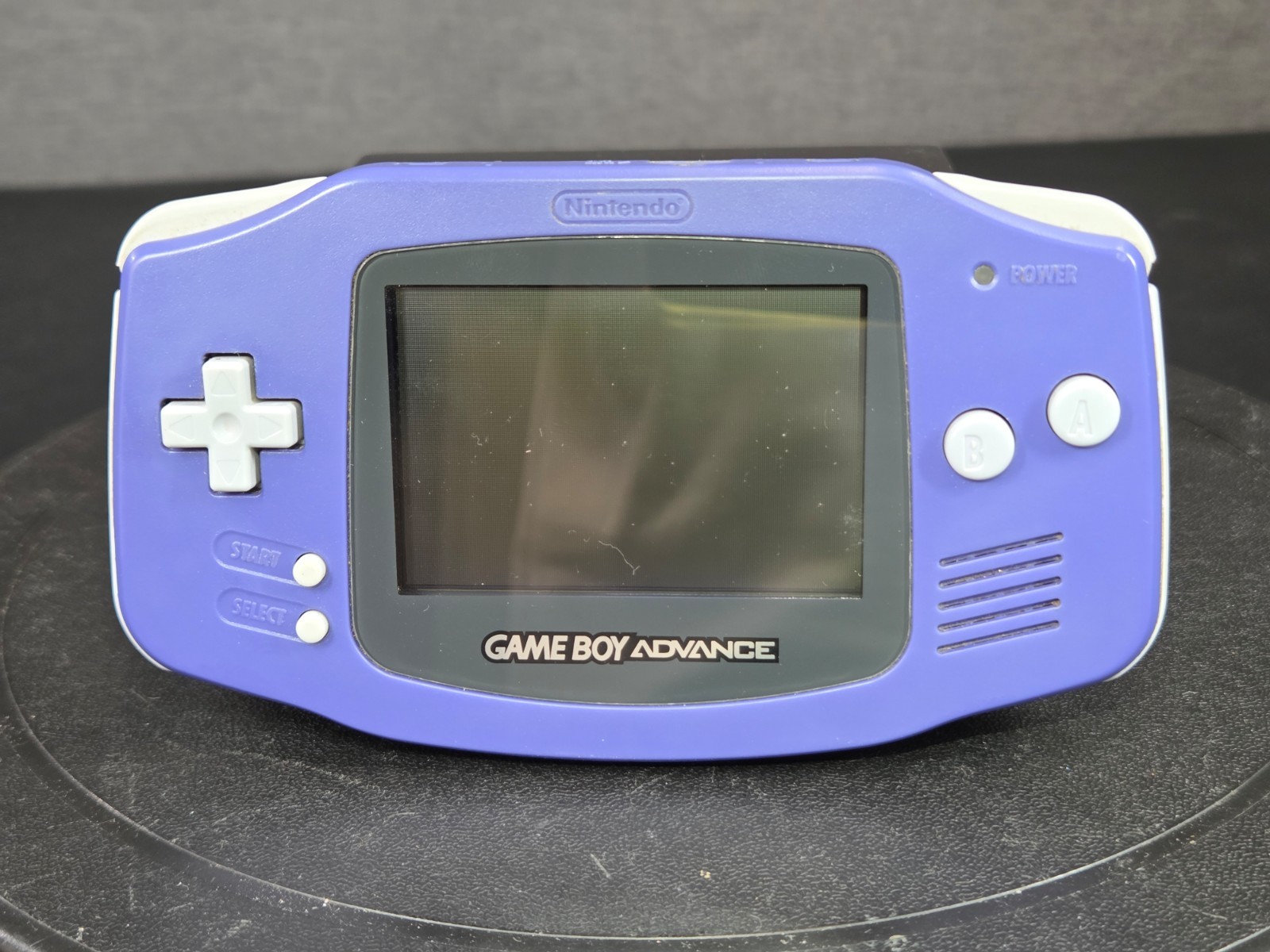 Nintendo Game Boy Advance Indigo Handheld System Console GBA AGB-001 VIDEO DEMO!