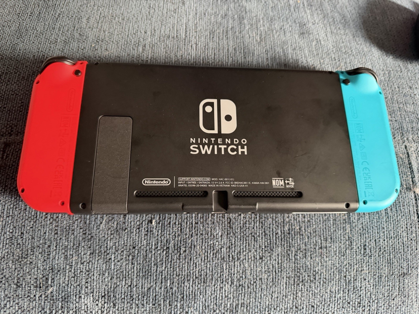 Nintendo Switch Bundle with Neon Blue and Neon Red Joy-Con (HAC-001-01)