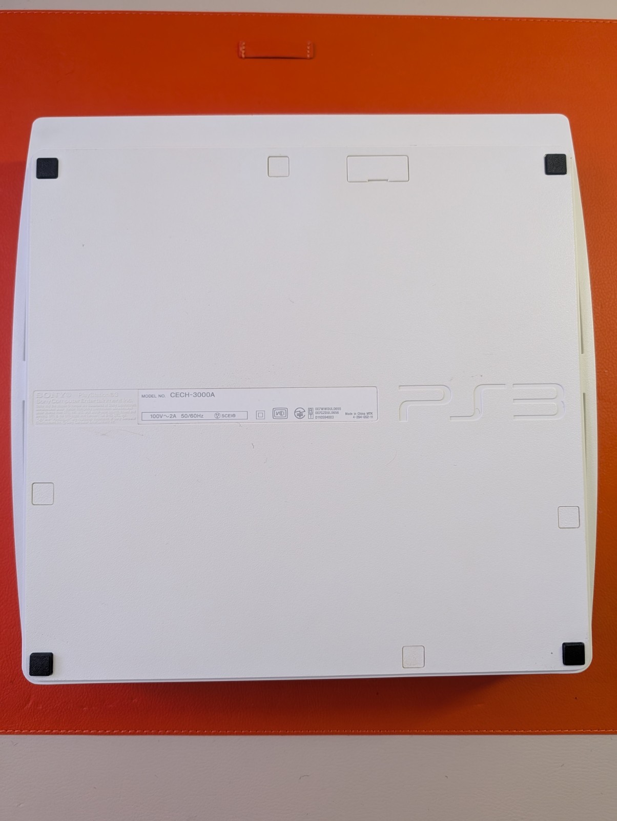 PS3 Slim Classic White CECH 3000A 1TB Console With Accessories Dualshock3