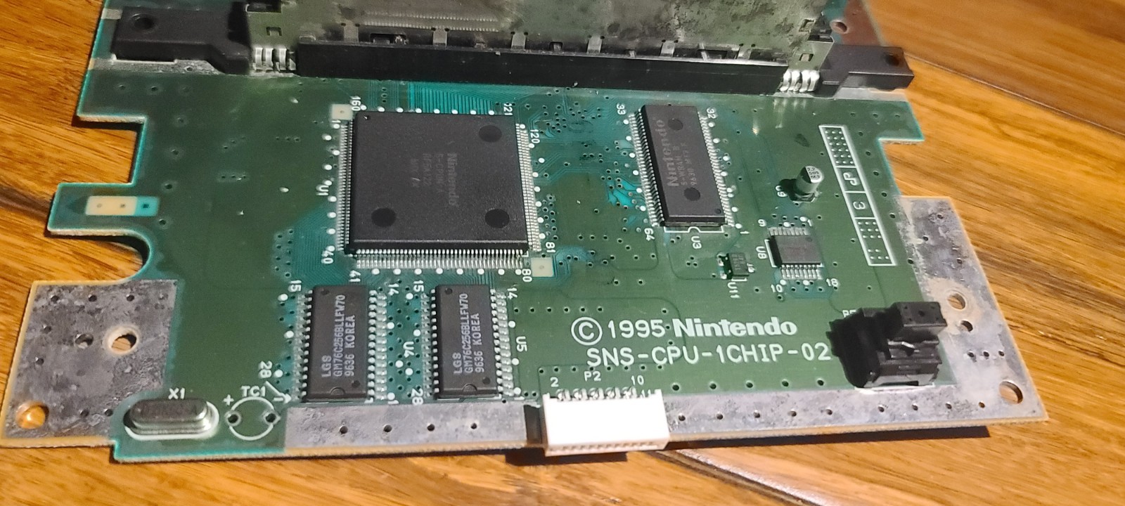 Super Nintendo SNES 1-Chip Recapped & Cleaned.