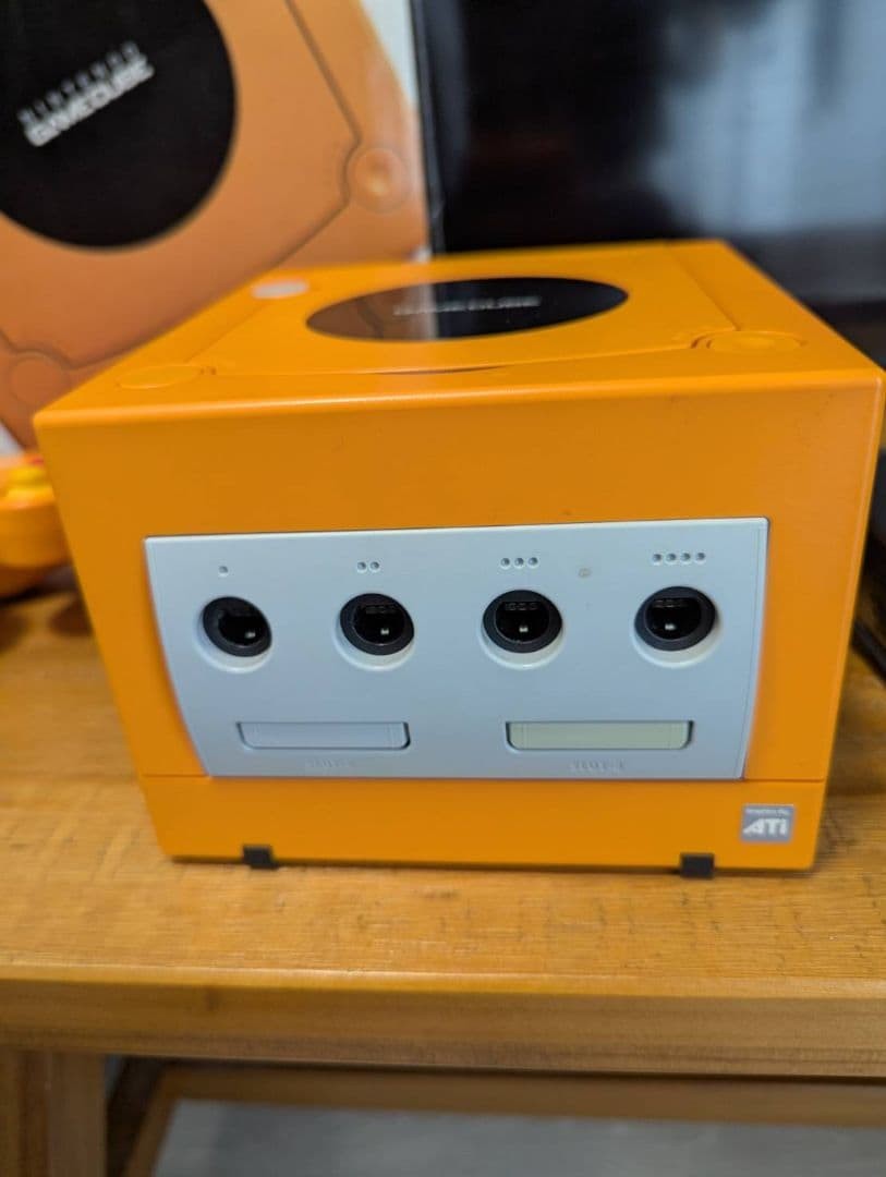 GameCube Spice Orange Complete Set Serial Matched Used