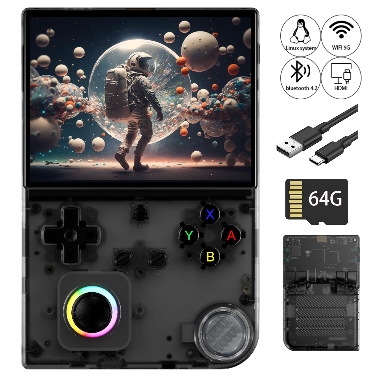 Anbernic RG40XX V Retro Handheld Game Console with Linux System 4”IPS Screen…