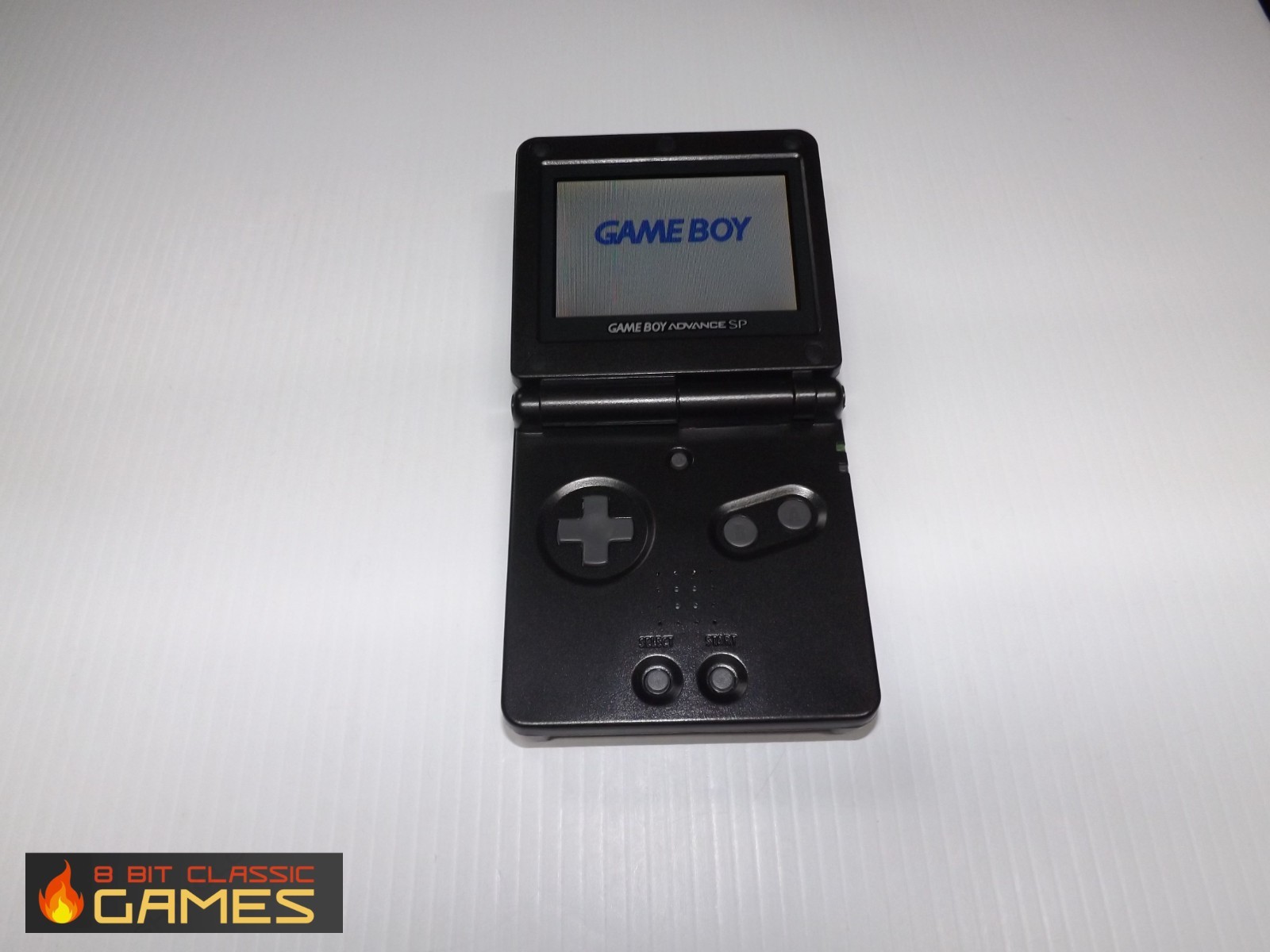 RESHELLED! NEW BATTERY! Black Nintendo Gameboy Advance SP 101 System – 610a