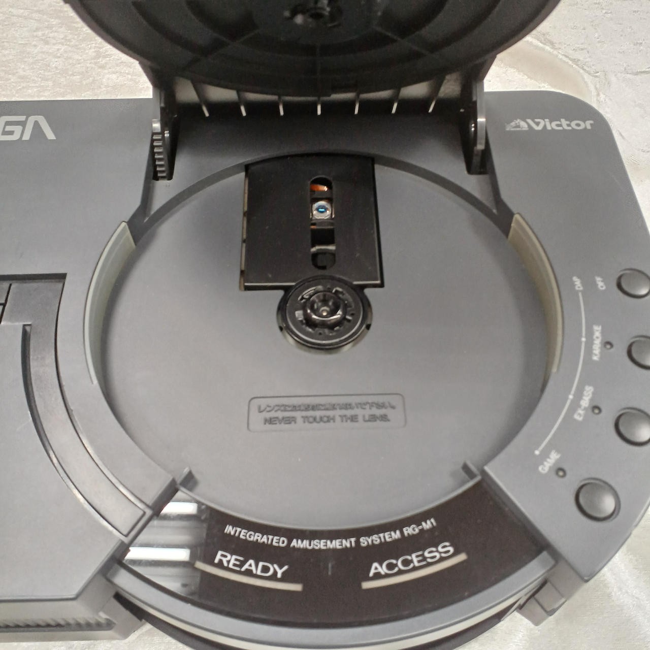 VICTOR Wonder Mega RG-M1 Sega Mega Drive CD Combo Console Japan Karaoke MIDI