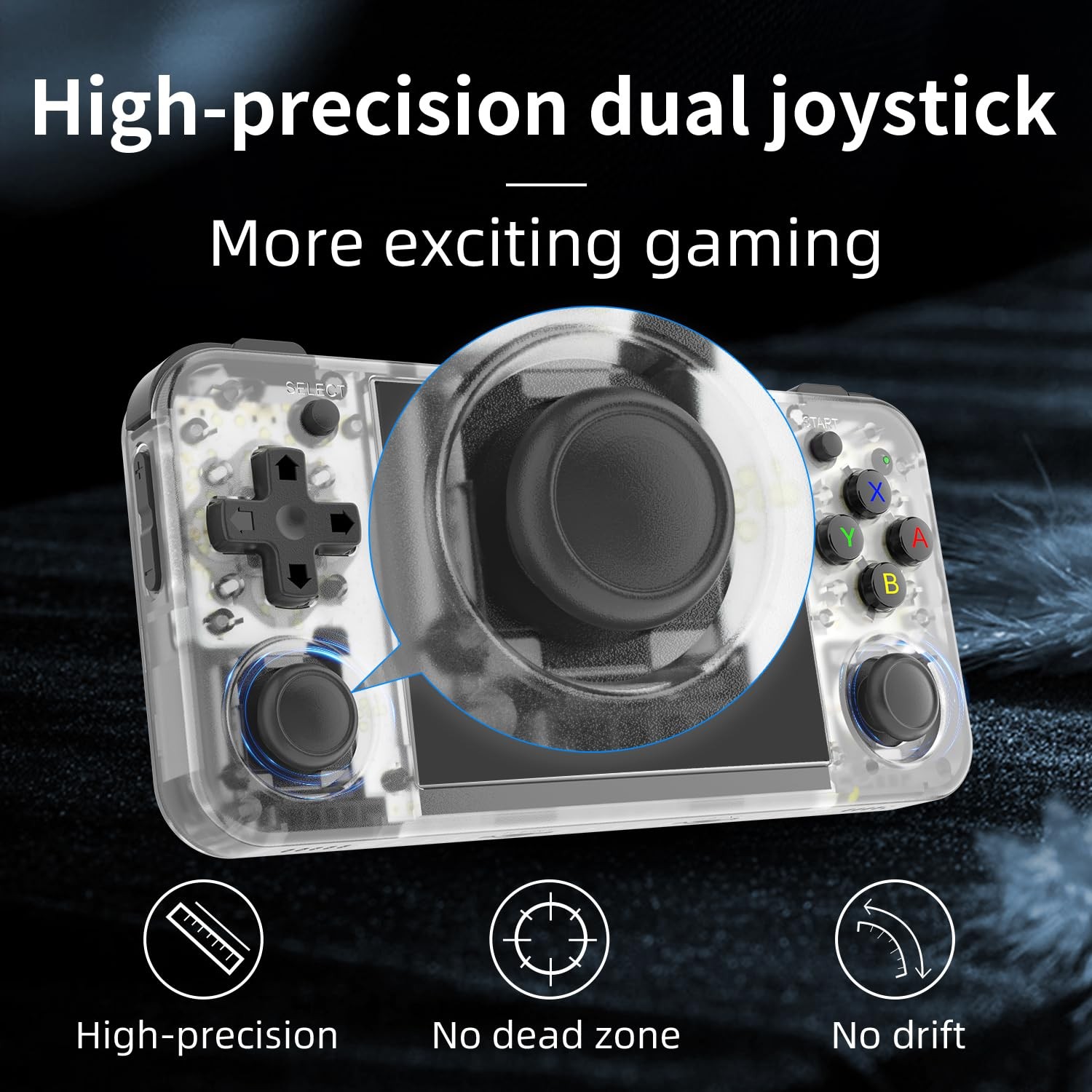 RG35XX H Retro Handheld Game Console Linux System 3.5”IPS Screen 64G TF Card…