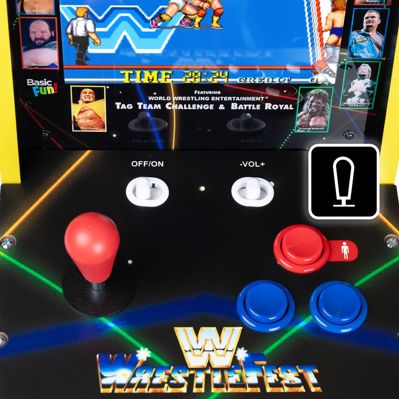 Arcade Classics WWE Counter Series Game with 8″ Liquid Crystal Screen & 4 Games