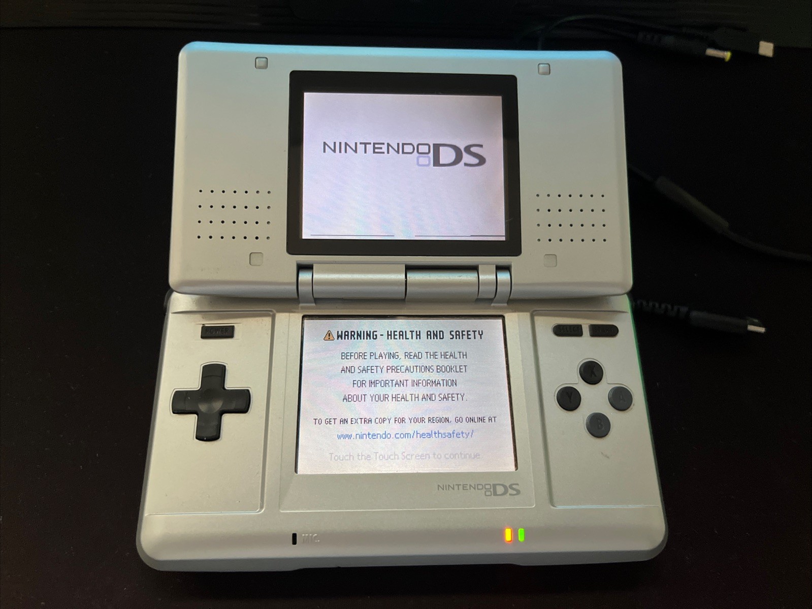 Nintendo DS Handheld System – Silver Tested And Working