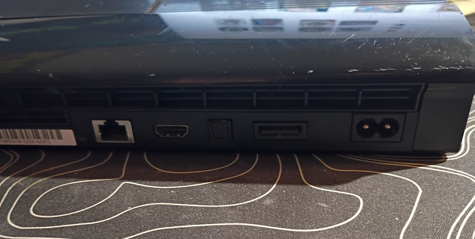 Sony PS3 Super Slim Black 500GB CECH-4201C TESTED & CLEANED w Power & HDMI Cord