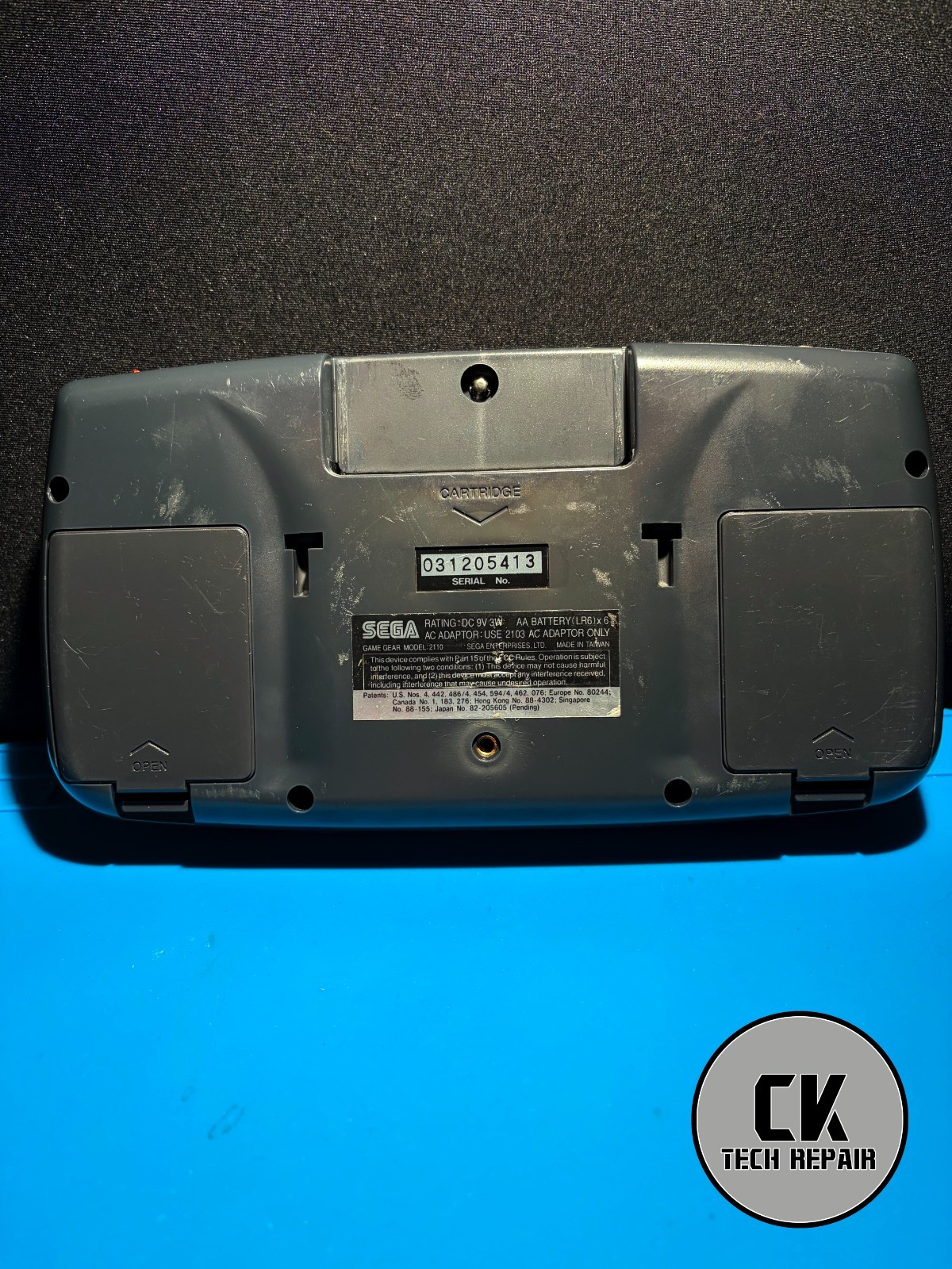 SEGA Game Gear Handheld System – Black – Recapped – Tested & Works!