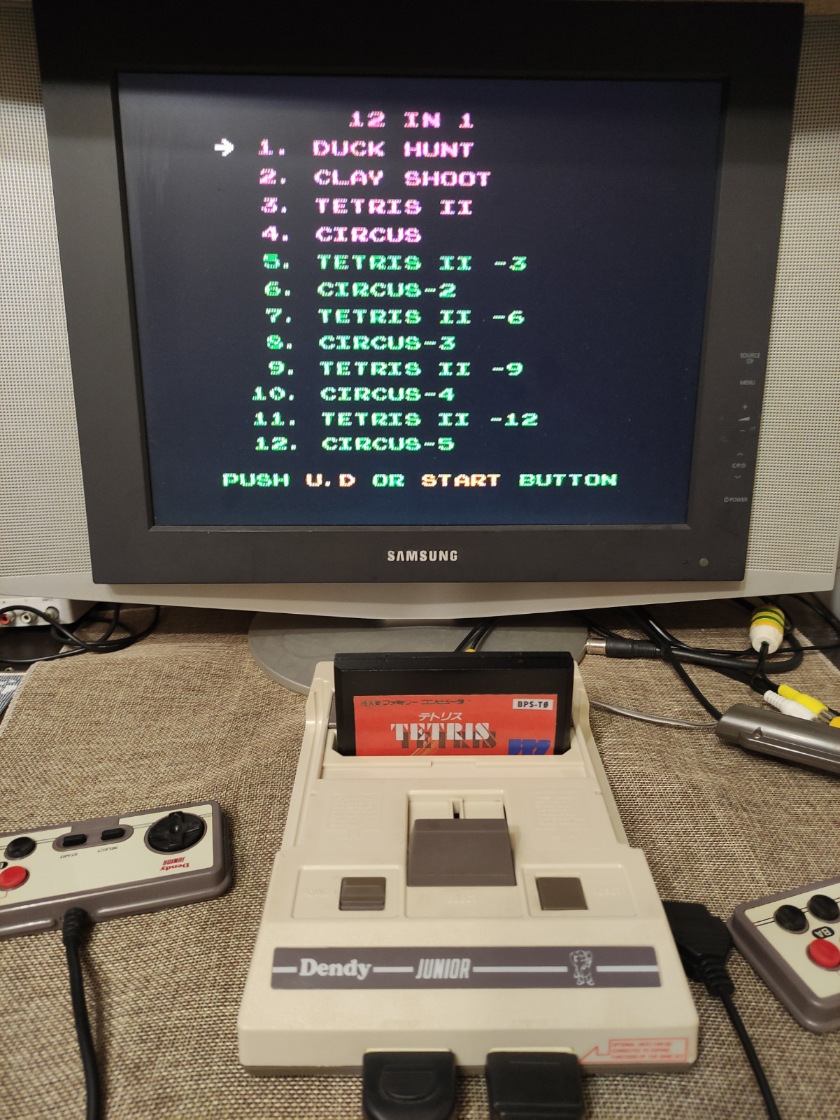 dendy junior steepler 8bit console