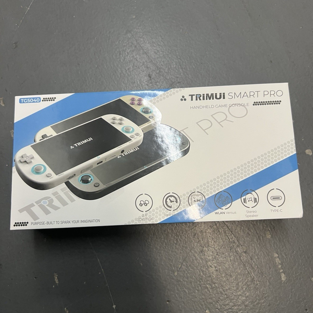 TRIMUI Smart Pro Handheld Game Console Black TG5040 USB-C WiFi