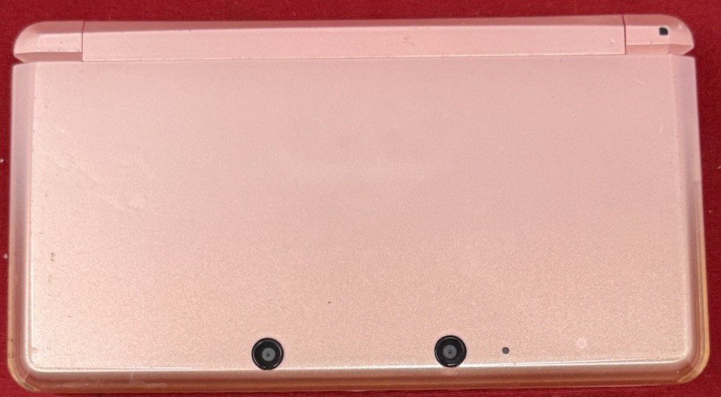 NINTENDO 3DS CTR-001 PEARL PINK CONSOLE BUNDLE W/6 GAMES FREE SHIPPING!