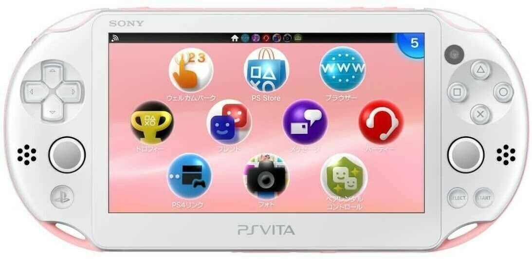 USED PlayStation (R) Vita Wi-Fi model Light pink / white PCH-2000