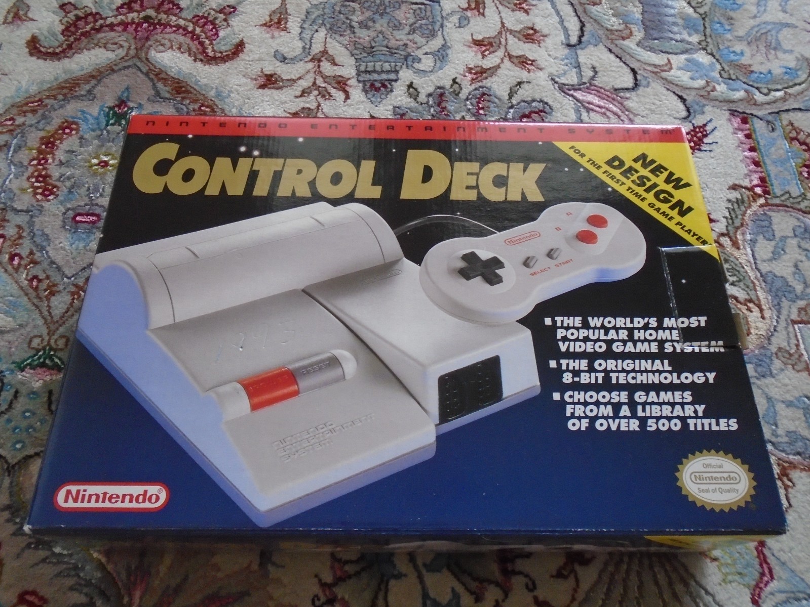 TOP LOADER NES Console NES-101 w/ BOX, controller, cables, nintendo TESTED