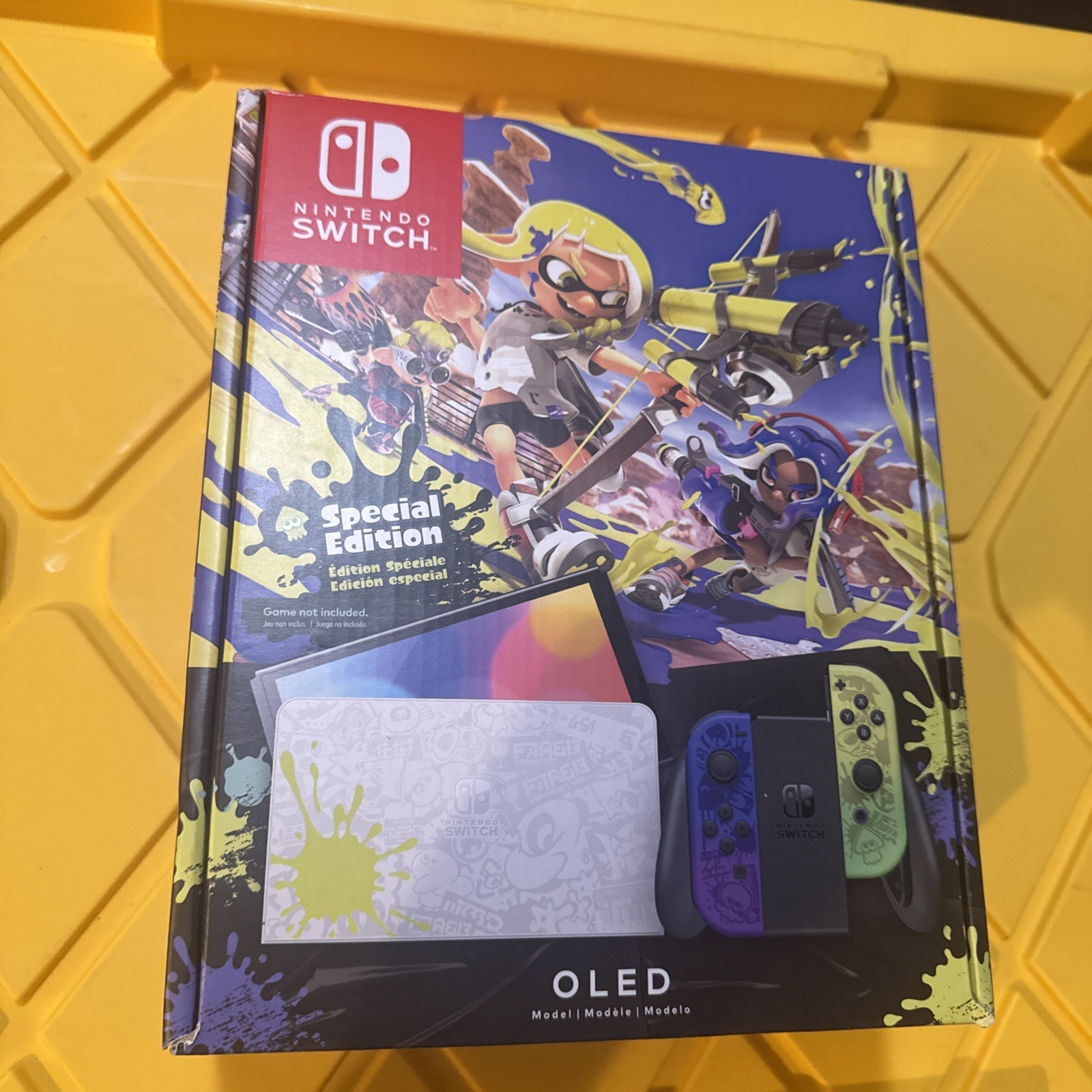 NEW Nintendo Switch OLED SPLATOON 3 Limited Edition – NEW RARE SEALED!!
