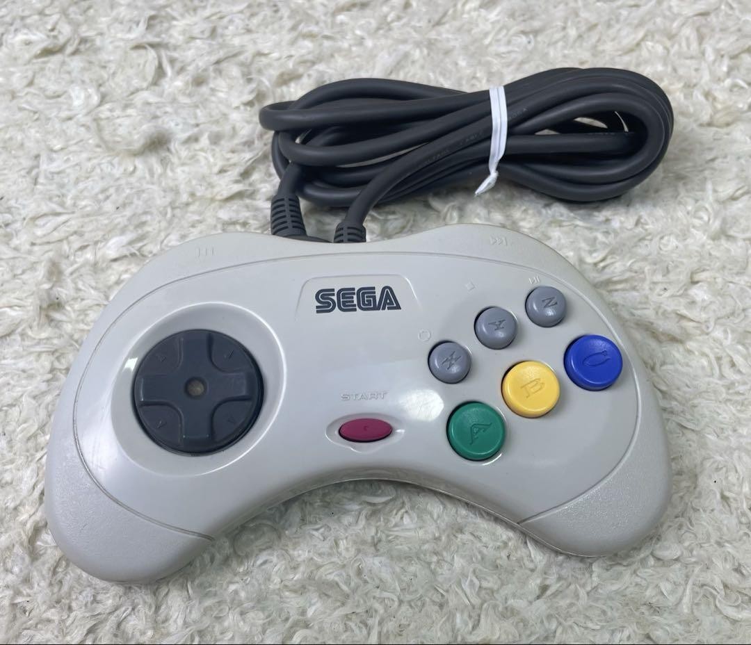 Sega Saturn HST-0014 Console Used and Tested from Japan It is pure white