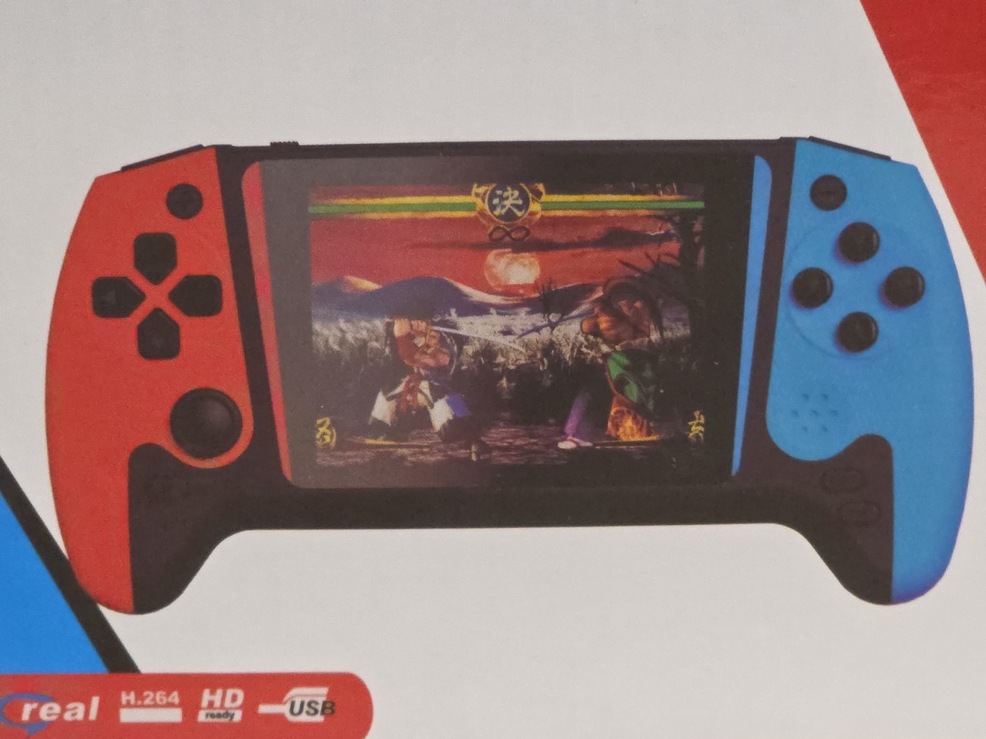 Retro FC 3.5 Red/Blue Handheld Portable 500 Game Console NIB