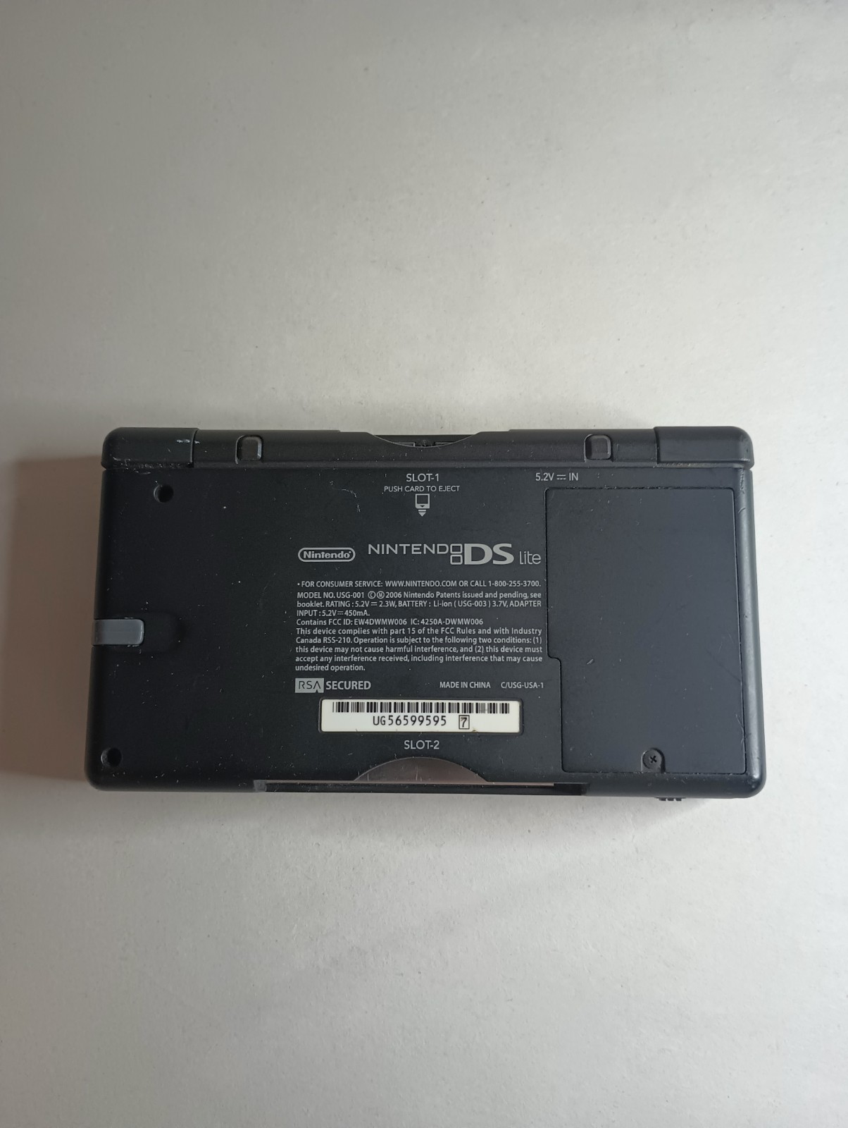 Nintendo DS Lite: Cobalt Blue Handheld Console (TESTED/FACTORY RESET) NO CHARGER