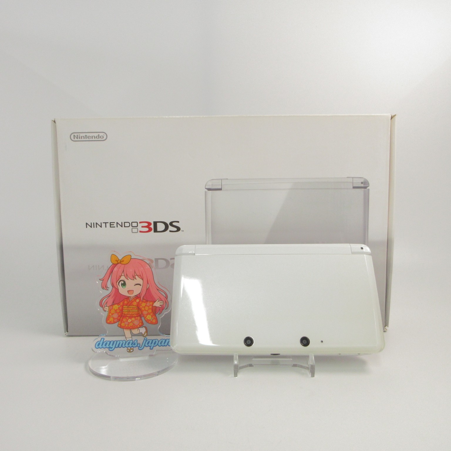 【Excellent】Nintendo 3DS Ice White Console Japanese Edition #DEN0126/04